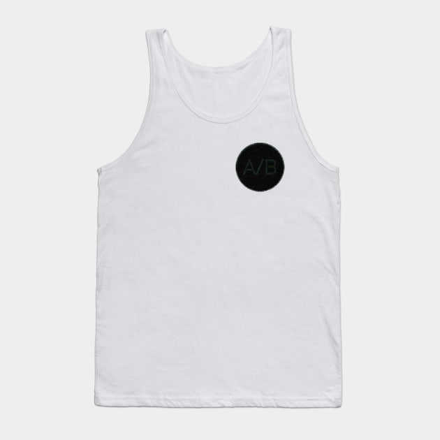 A/B Broken Logo Tank Top by Audioboy® Foundation Merch Store